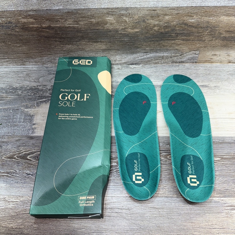 Golf Shoe Insoles for Women - GED Sports Insoles for Arch Support Size 7-10.5